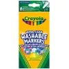 Фломастеры Crayola Набор Ultra-Clean Washable тонкая линия 8 шт (256351.012)