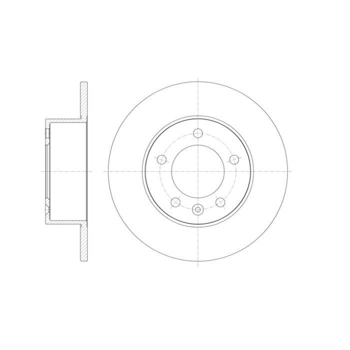 Тормозной диск REMSA 61412.00