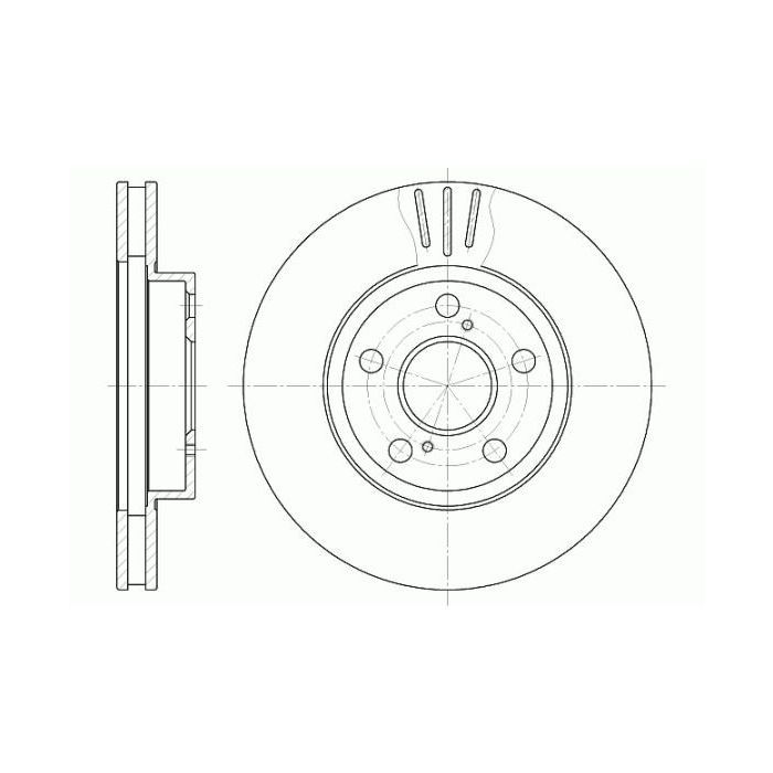 Тормозной диск REMSA 6540.10