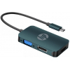 Порт-репликатор HP USB3.1 Type-C --> HDMI/VGA/DP/, 0.2м (DHC-CT200)