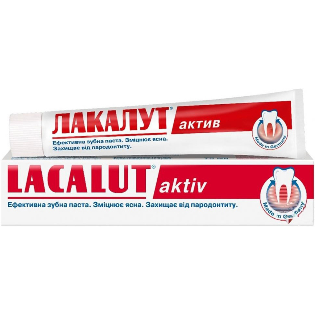 Зубная паста Lacalut aktiv 75 мл (4016369696309)