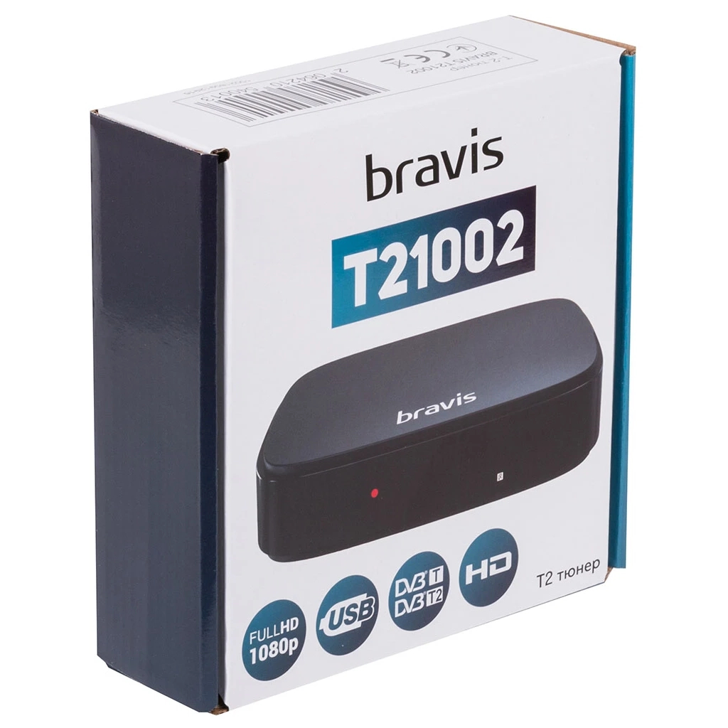 ТВ тюнер Bravis T21002 (DVB-T, DVB-T2) (T21002) зображення 9