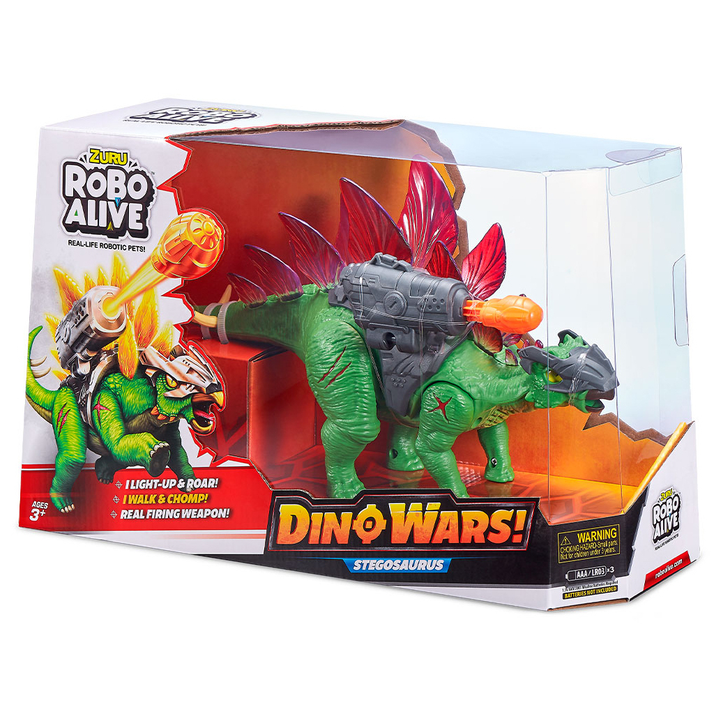 Интерактивная игрушка Pets & Robo Alive Боевой Стегозавр (7131) изображение 5