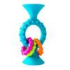 Погремушка Fat Brain Toys прорезыватель на присосках pipSquigz Loops бирюзовый (F166ML)