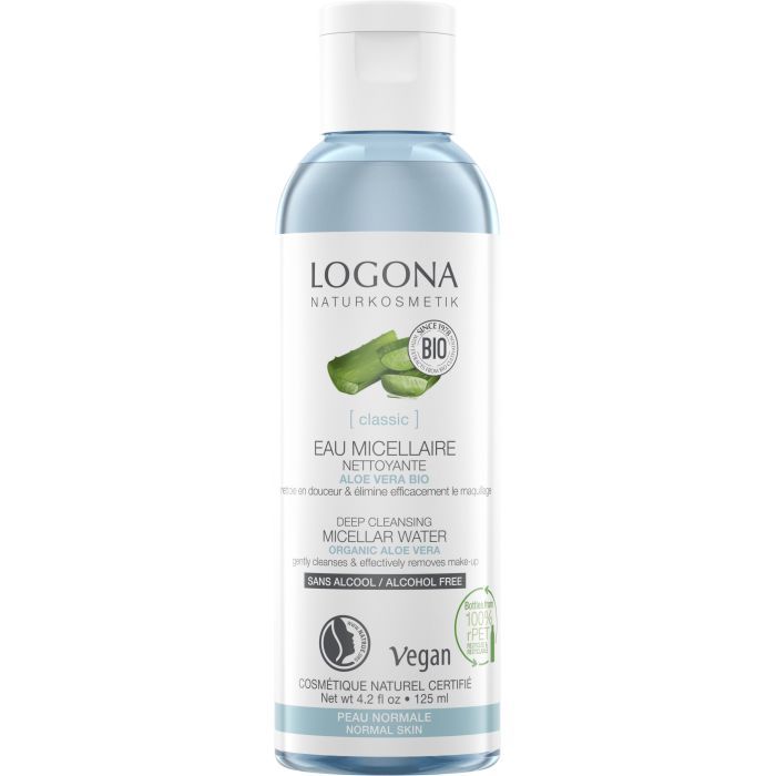 Мицеллярная вода Logona Алоэ для глубокого очищения 125 мл (4017645043039)