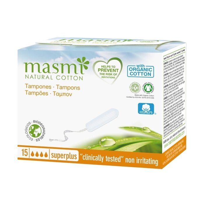 Тампоны Masmi Super Plus без аппликатора 15 шт. (8432984000530)