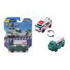 Масштабная модель автомобиля Flip Cars 2 в 1 Грузовик и Скорая помощь (EU463875-39)
