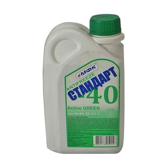 Антифриз МФК "Active Green -40" (-32C) ТМ "Стандарт" ПЕ кан 0.97 кг (43192)