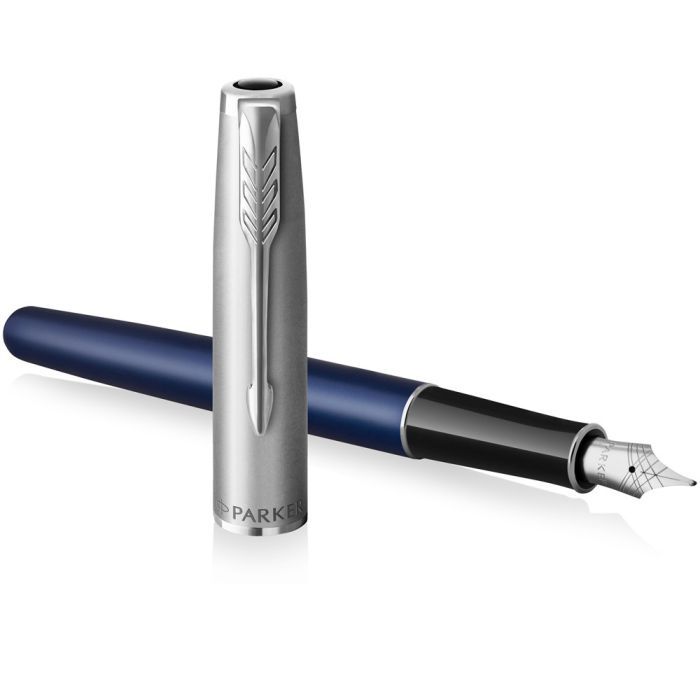 Ручка перьевая Parker SONNET 17 Essentials Metal Blue Lacquer CT  FP F (83 711) изображение 3