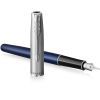 Ручка перьевая Parker SONNET 17 Essentials Metal Blue Lacquer CT  FP F (83 711) изображение 3