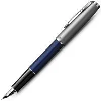 Ручка перьевая Parker SONNET 17 Essentials Metal Blue Lacquer CT  FP F (83 711) изображение 4