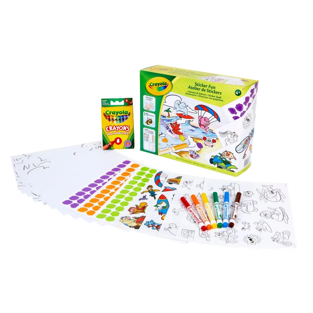 Набір для творчості Crayola з наліпками (256278.006) зображення 3