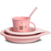 Набор детской посуды Suavinex Лесные истории розовый (306792)