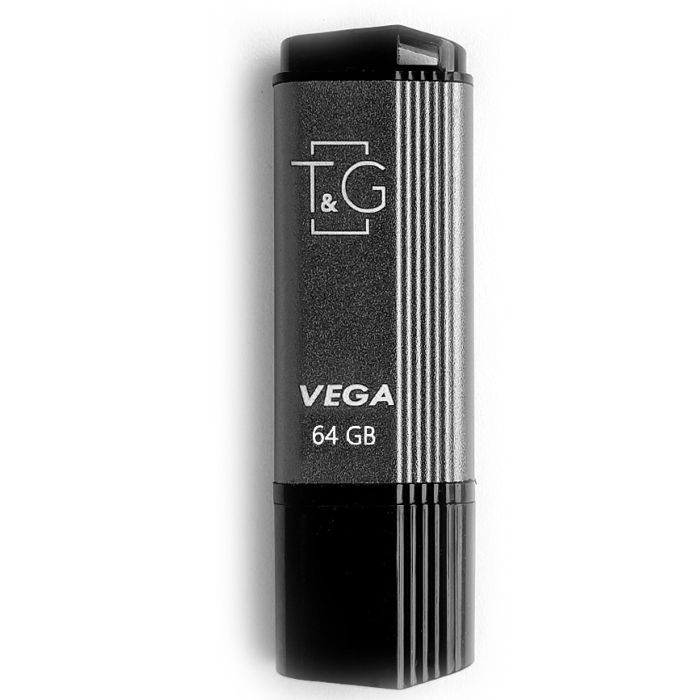 USB флеш накопитель T&G 64GB 121 Vega Series Grey USB 2.0 (TG121-64GBGY)
