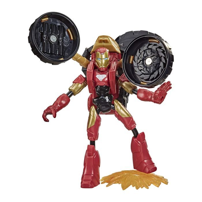 Фигурка для геймеров Hasbro Avengers Bend and flex 2 в 1 Железный человек на мотоцикле (F0244) изображение 2