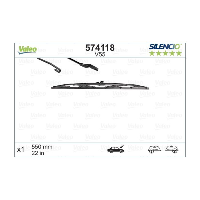 Щітка склоочисника Valeo 574118