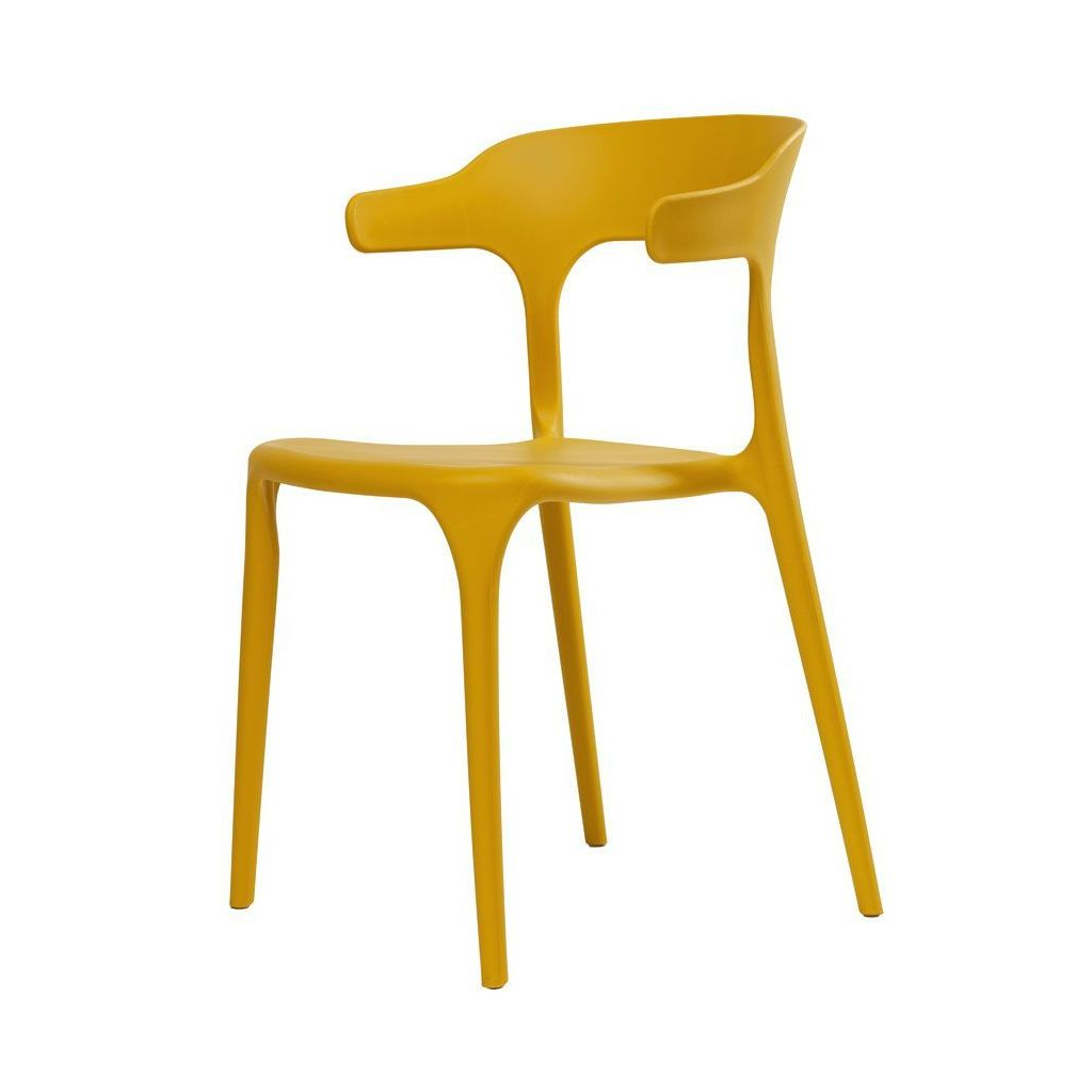 Кухонний стілець Concepto Lucky жовтий каррі (DC715-YELLOW CURRY)
