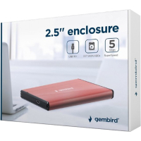 Карман внешний Gembird 2.5", USB3.0 pink (EE2-U3S-3-P) изображение 2