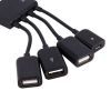 Концентратор Lapara LA-MicroUSB-OTG-HUB black зображення 4