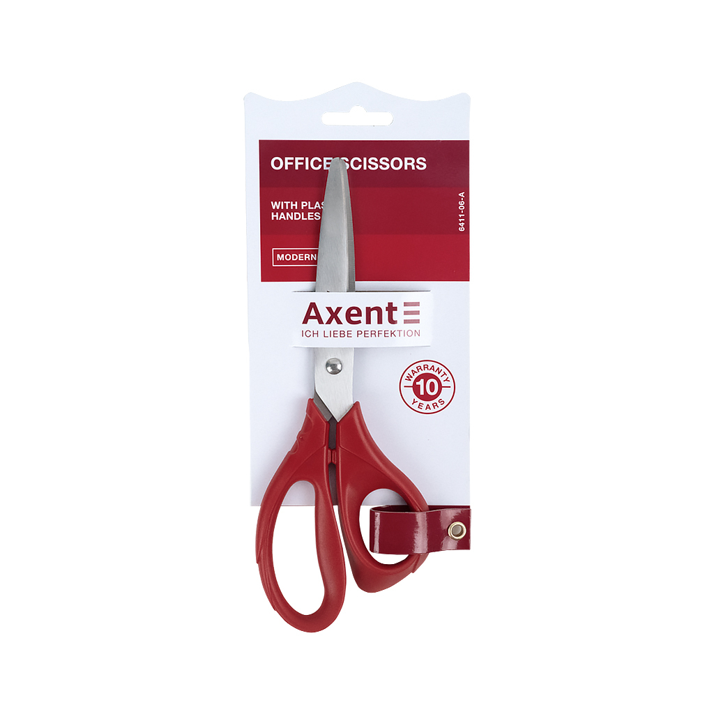Ножницы Axent Modern, 20 см, красные (6411-06-A) изображение 2