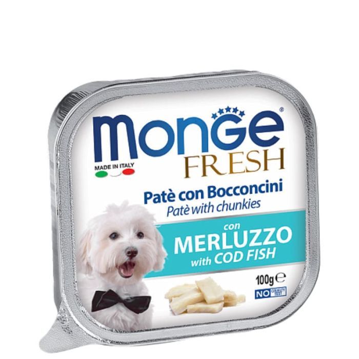 Консервы для собак Monge DOG FRESH треска 100 г (8009470013109)