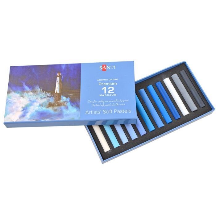 Пастель Santi суха художня Sea colours 12 кол. (353273) зображення 2