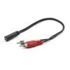 Переходник 3.5 mm female to 2хRCA male PowerPlant (CA910847)