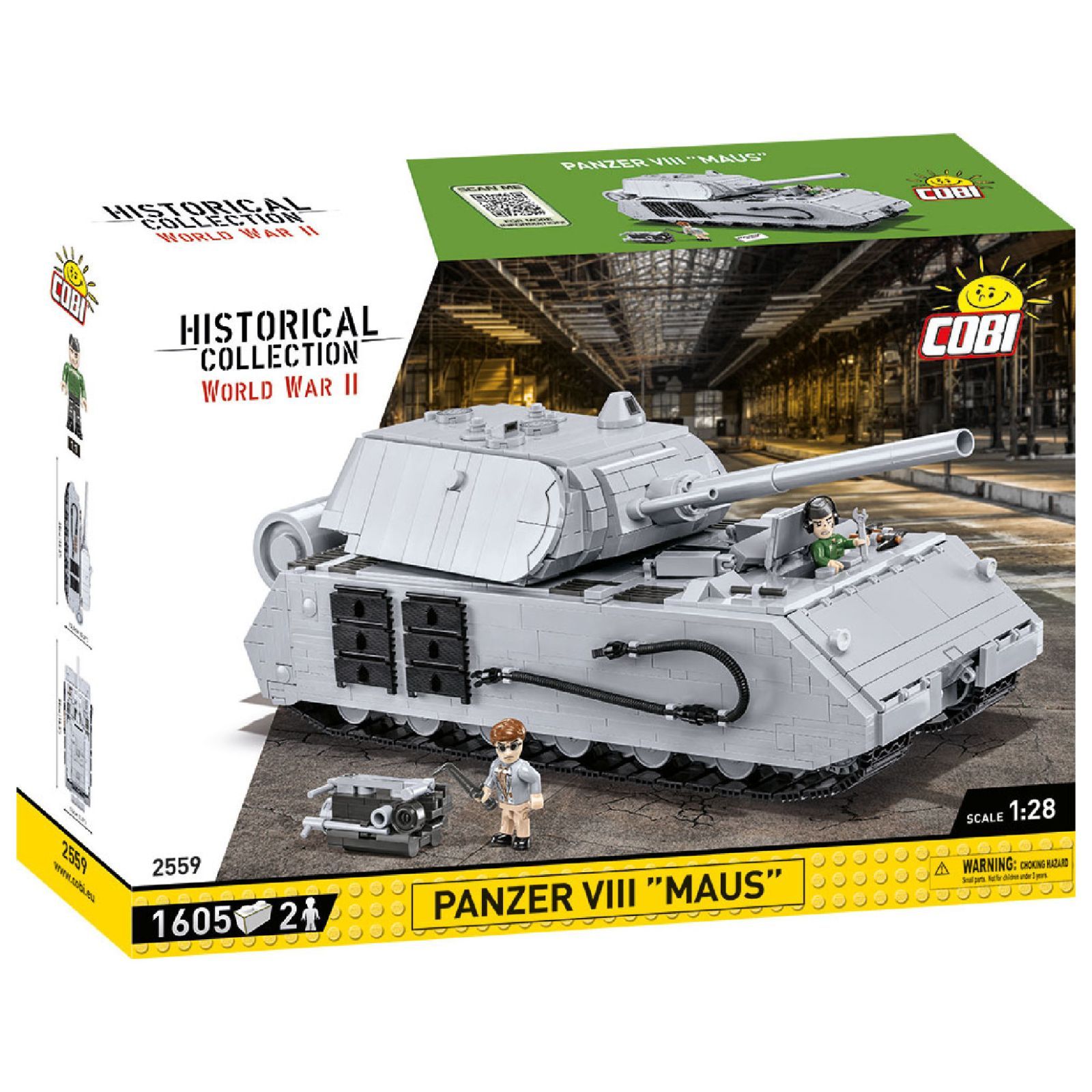 Robbyです Конструктор Cobi Танк Maus 1:28, 890 деталей (COBI-2559)ціни