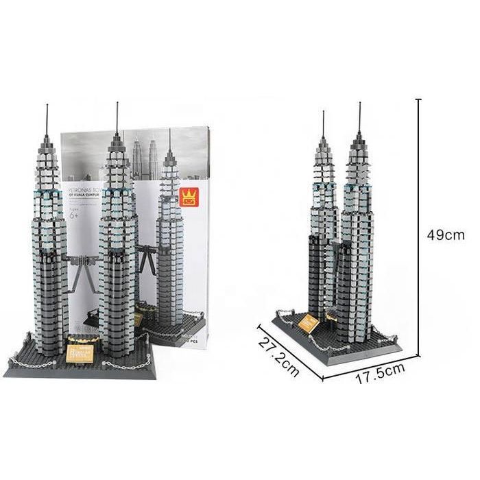 Конструктор Wange Вежі Петронас, Малайзія (WNG-Petronas-Towers) зображення 3