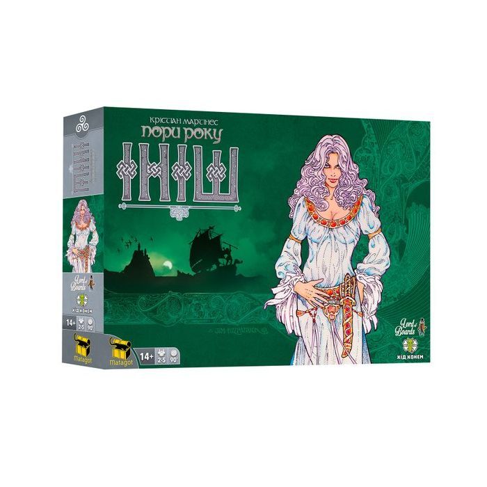 Настольная игра Lords of Boards Иниш. Времена года (дополнение), украинский (LOB2108UK)