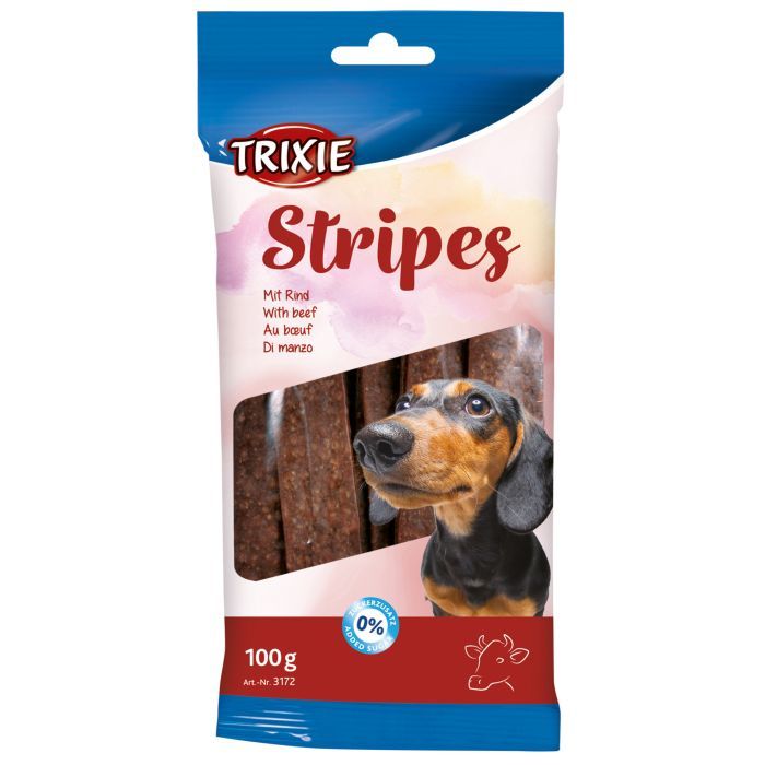 Лакомство для собак Trixie Stripes Light с говядиной 10 шт 100 г (4011905031729)
