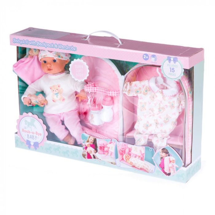 Пупс Lotus у наборі з аксесуарами, 35,5 см (6457794) зображення 3