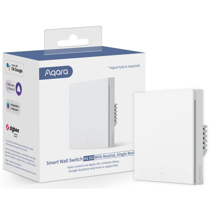 Умный выключатель Aqara H1 (WS-EUK03) изображение 6