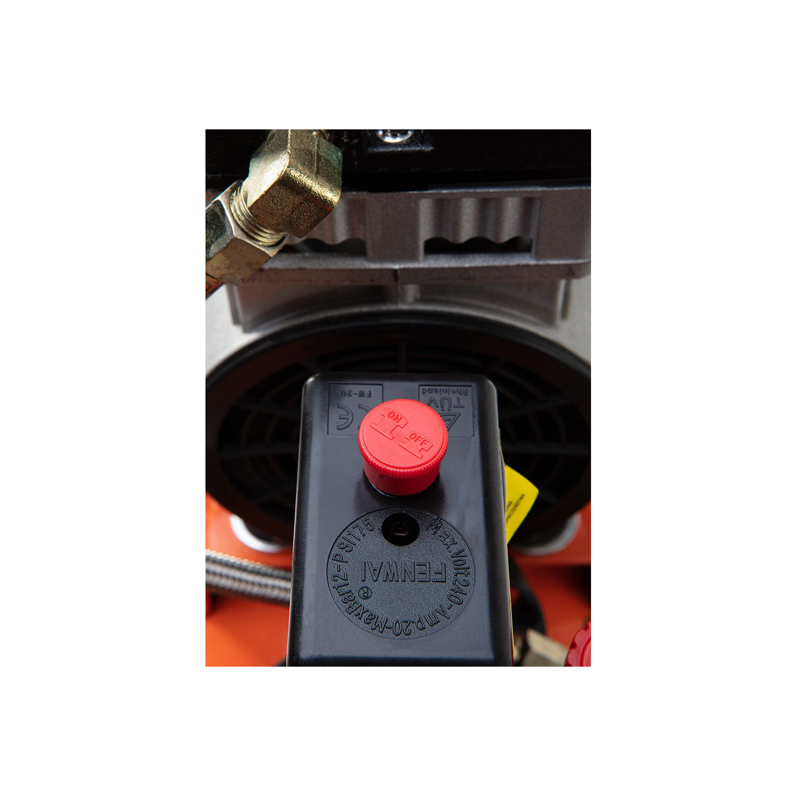 Компрессор Neo Tools безмаслянный, 2-х поршневой, 230В, 12л, 8 Бар, 105л/мин, 500 (12K020) изображение 3