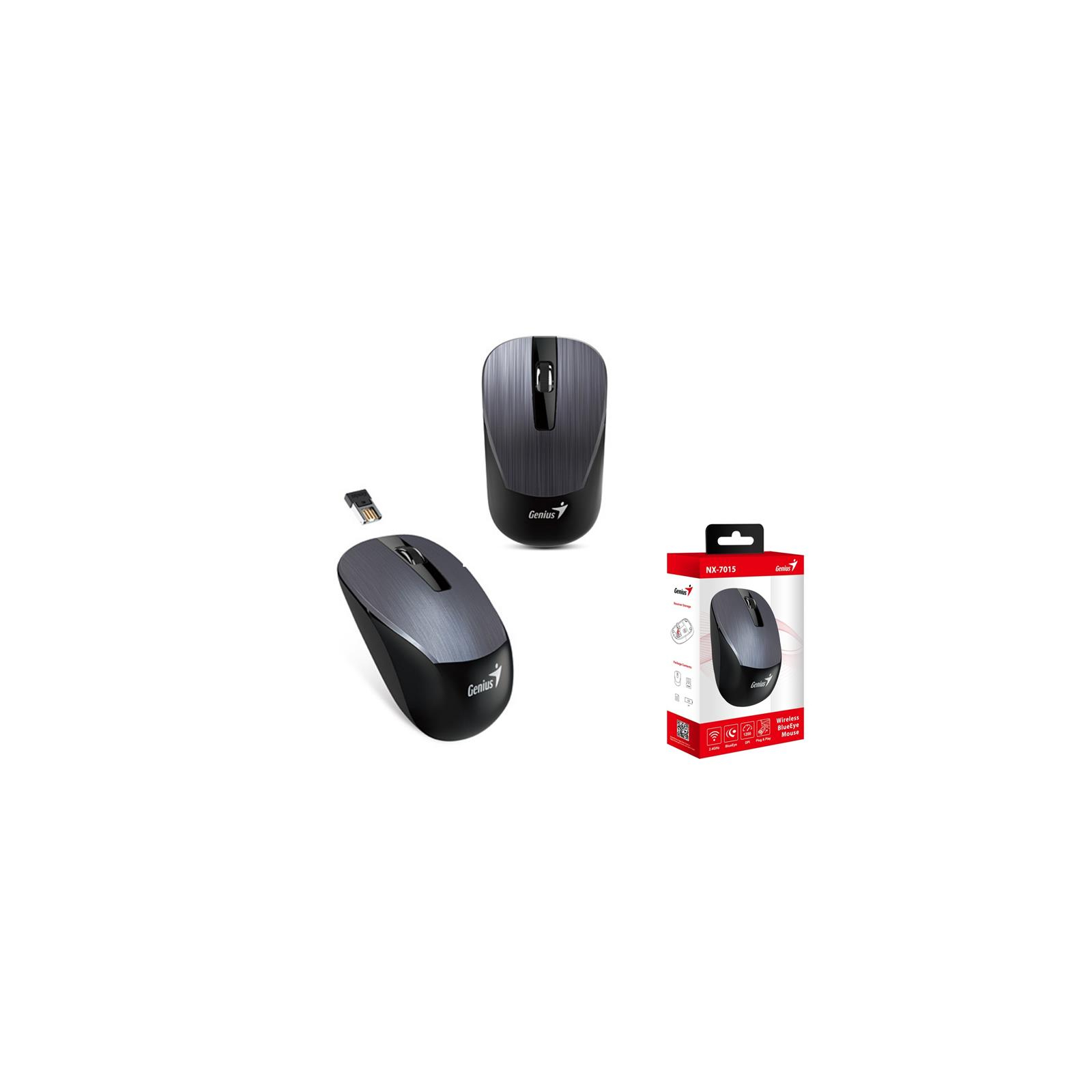 Мышка Genius NX-7015 Wireless Iron Grey (31030019400) изображение 4
