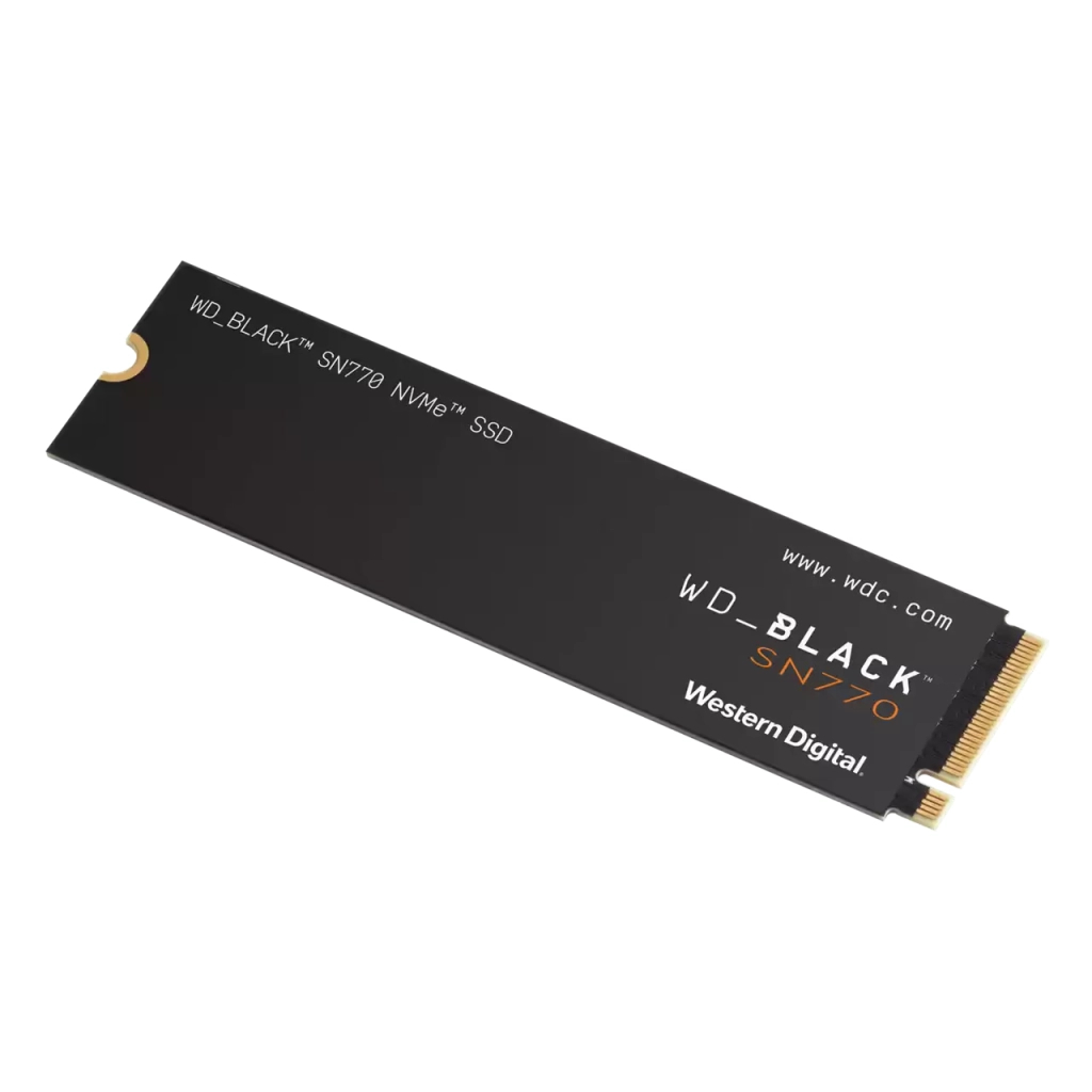 Накопитель SSD M.2 2280 250GB SN770 BLACK WD (WDS250G3X0E) изображение 3
