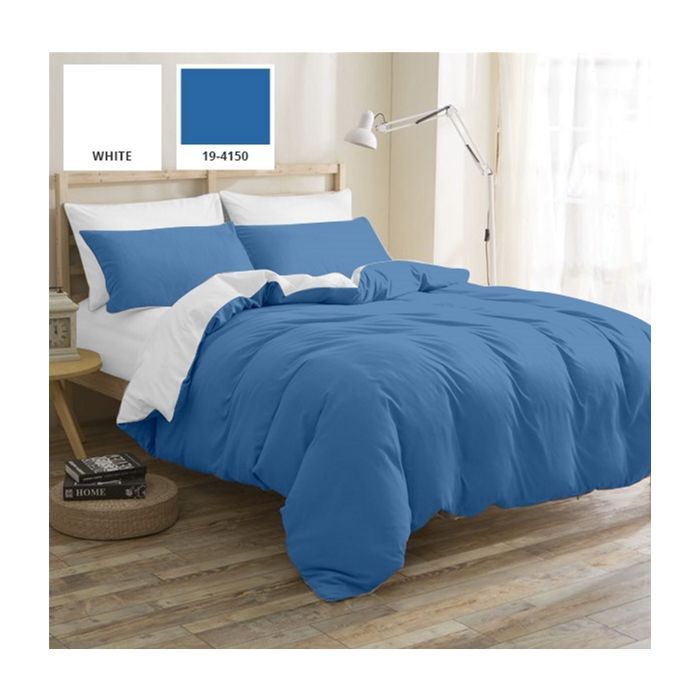 Постельное белье MirSon Бязь Premium Pablo Blue (11-2107 + 19-4150) 2х160х220 (2200001710351)