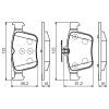 Гальмівні колодки Bosch 0 986 494 658 зображення 5
