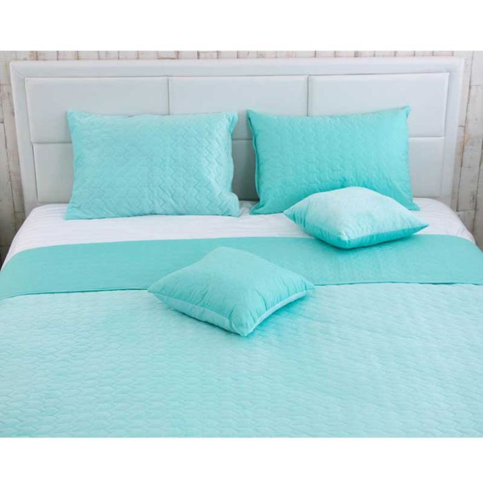 Покрывало Руно двухстороннее VeLour Ментоловое 180х220 см (340.55_Tiffany) изображение 3
