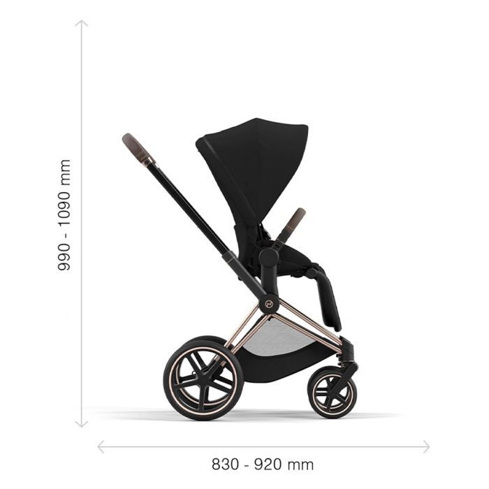Шасси для коляски Cybex Priam New Generation с каркасом Сhrome/Brown (521002319) изображение 9