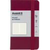 Книга записная Axent Partner, 95x140 мм, 96 листов, клетка, винная (8301-46-A)