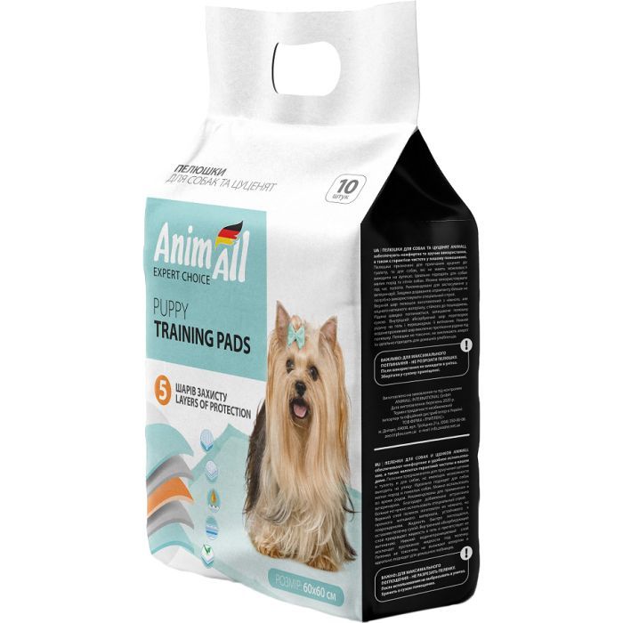 Пеленки для собак AnimAll 60х60 см 100 шт (4820224500256)