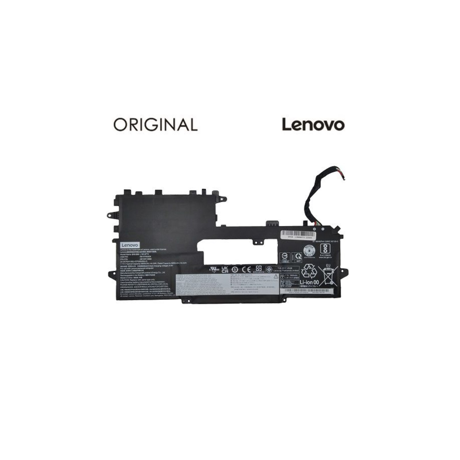Аккумулятор для ноутбука Lenovo ThinkPad X1 Titanium Gen 1 13.5" (L19M4P73) 7.72V 44.5Wh (NB481361)