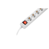 Сетевой удлинитель 2E 5XSchuko з вимикачем,1.5м, white (2E-U05ESM1.5) изображение 4