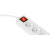 Сетевой удлинитель 2E 5XSchuko з вимикачем,1.5м, white (2E-U05ESM1.5) изображение 7
