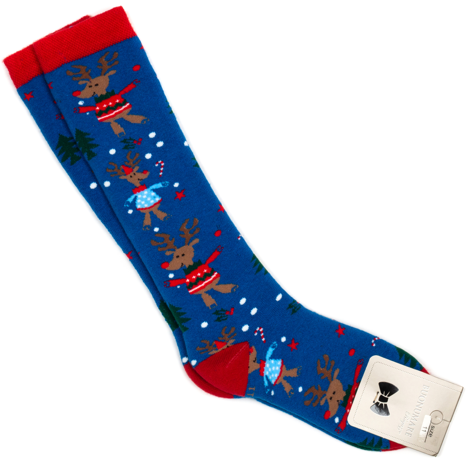 Шкарпетки дитячі BNM махрові новорічні (M1C0501-0035-9-blue)