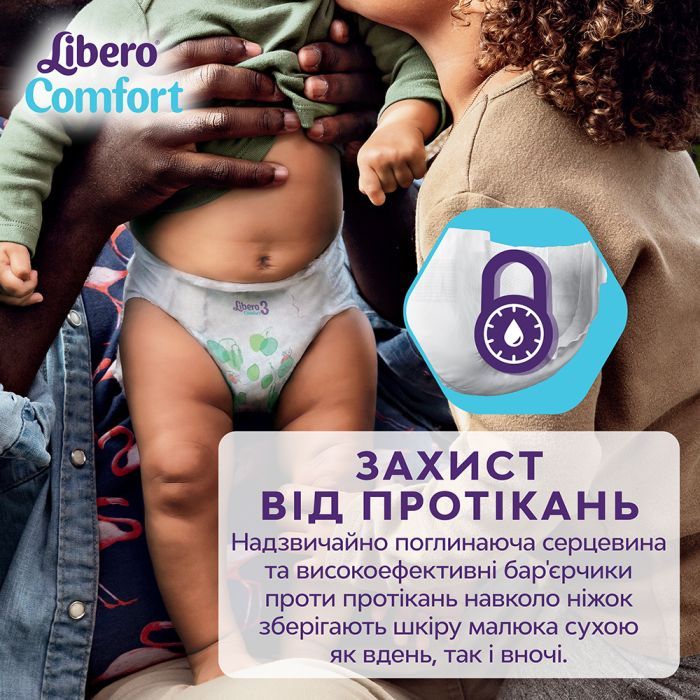 Подгузники Libero Comfort Размер 4 (7-11 кг) 50 шт (7322541756844) изображение 5