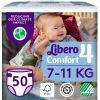 Подгузники Libero Comfort Размер 4 (7-11 кг) 50 шт (7322541756844)