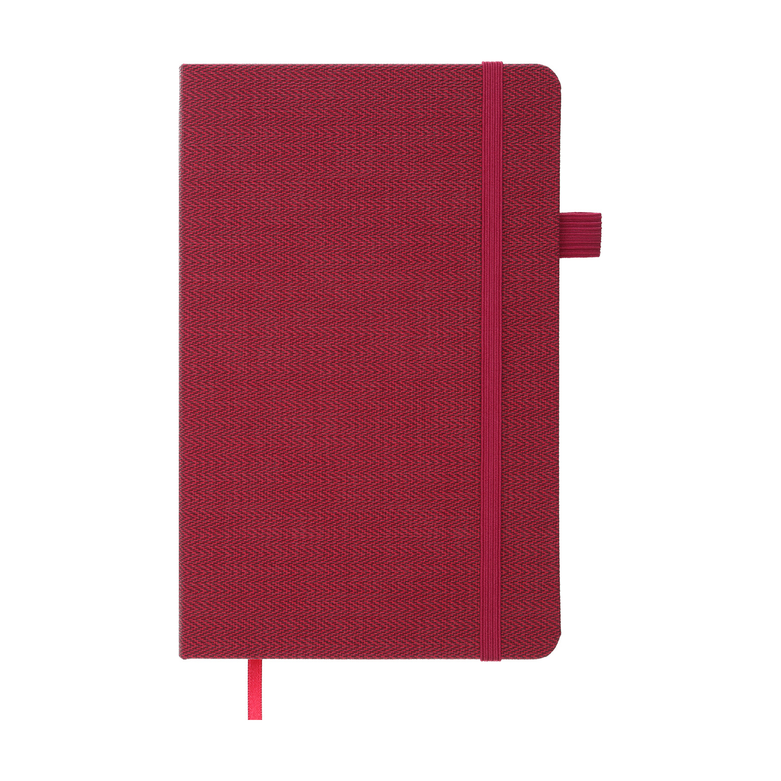 Книга записная Buromax Tweed 125x195 мм 96 листов в линию обложка из искусственной кожи Серая (BM.291263-09) изображение 2