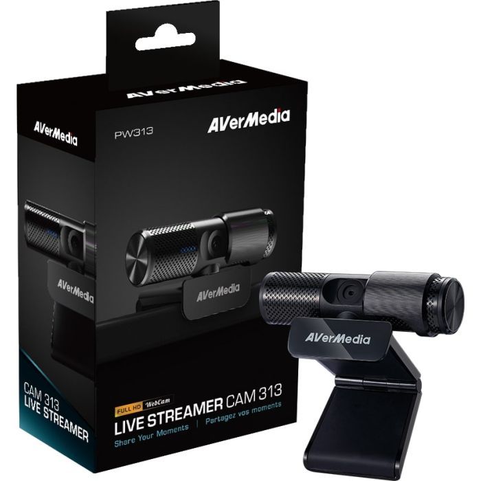 Веб-камера AVerMedia Live Streamer CAM 313 Black (40AAPW313ASF) изображение 8